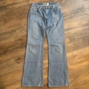 Old Navy Y2K Women 6 Boot Cut Jeans 2005 Below Waist Vintage Denim Classic Light
